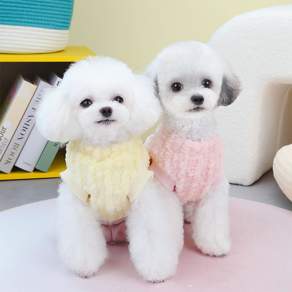 Personalized Cute Pet Soft Plush Fleece Vest | BKPet203