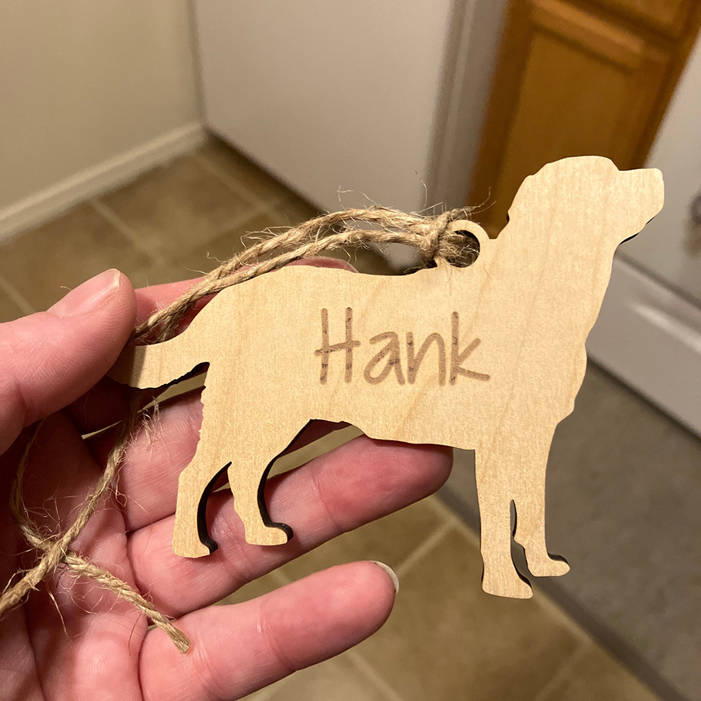 Personalized Pet Wood Ornament | BKPet247