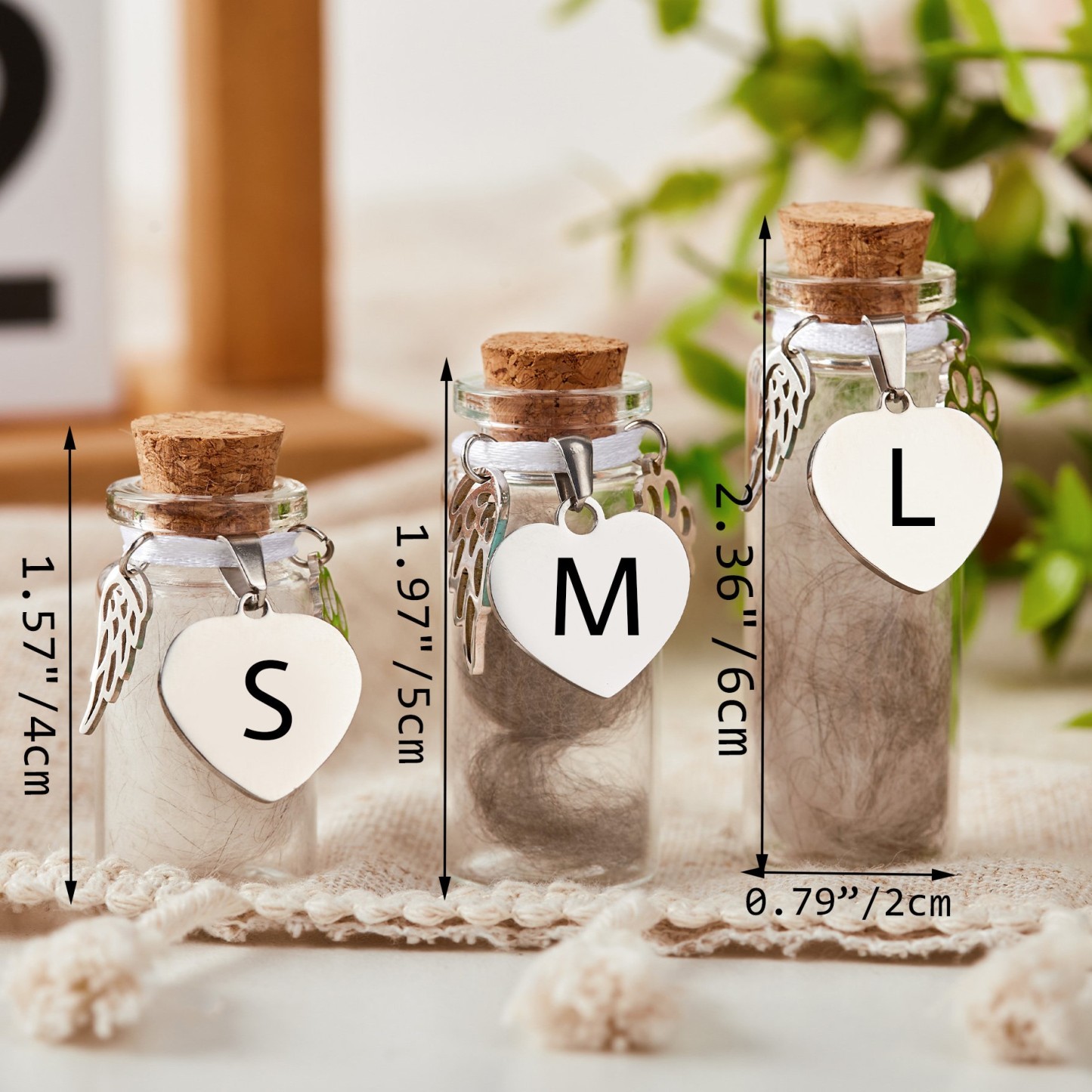 Personalized Pet Fur Memorial Jar | BKPet70