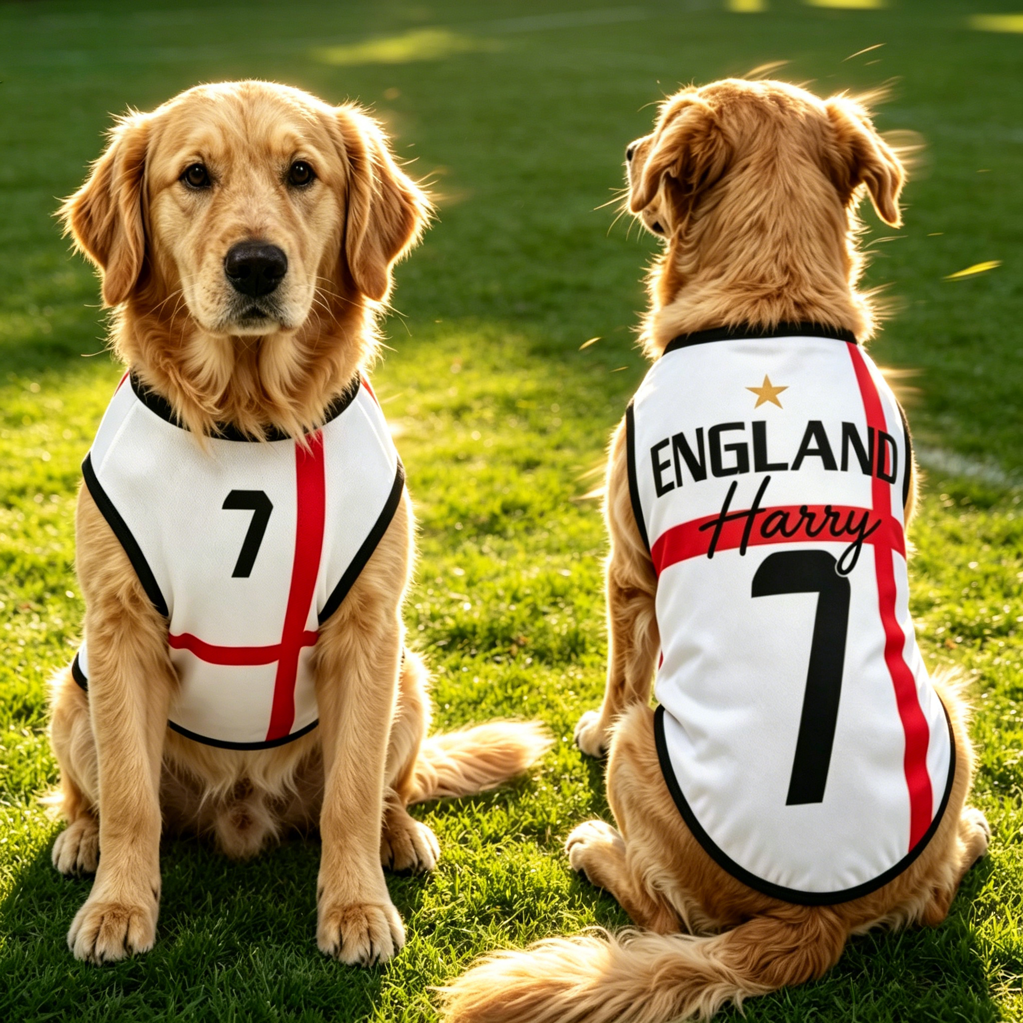 Personalized Dog & Cat Soccer Fan Sporty Vest | MNCloth217