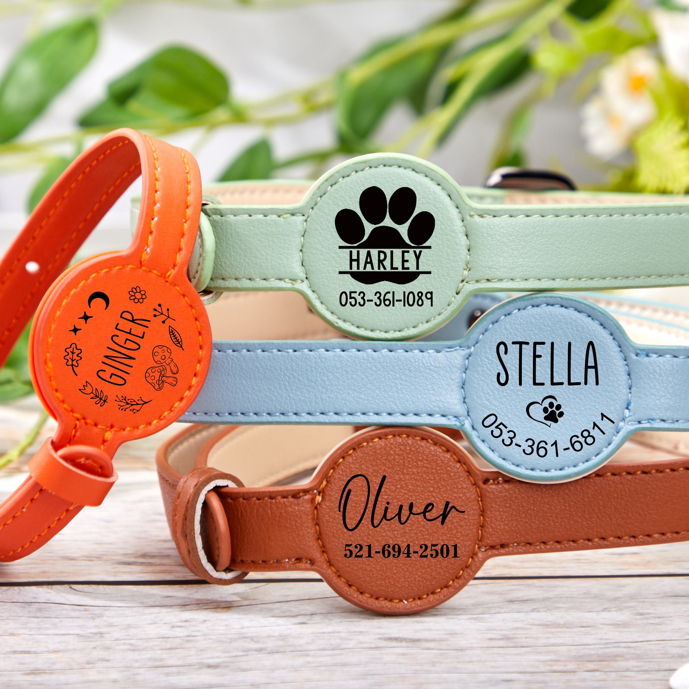 Personalized Pet AirTag Collar Holder  | BKPet47
