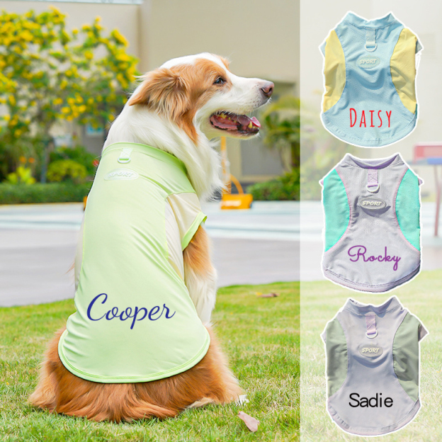 Personalized Pet Summer Cool Mesh Vest | BKPet155