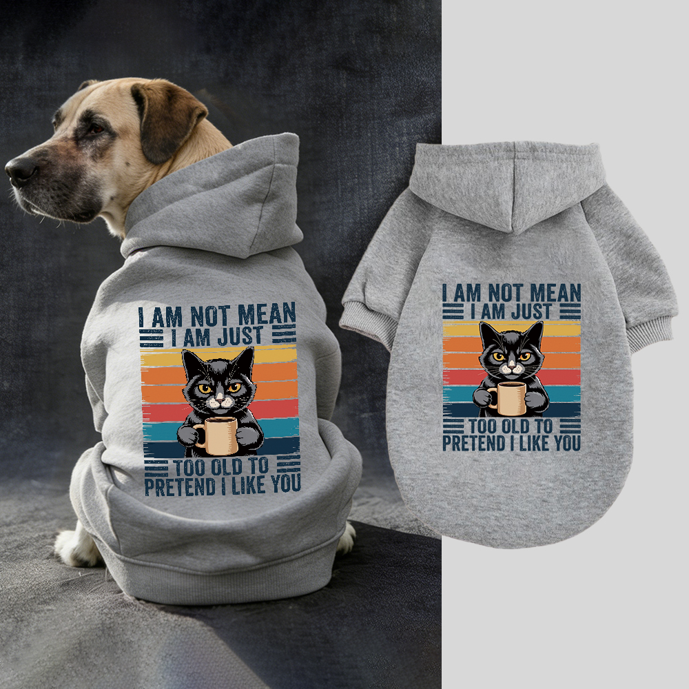I AM NOT MEAN Puppy Hoodie | BKPet329