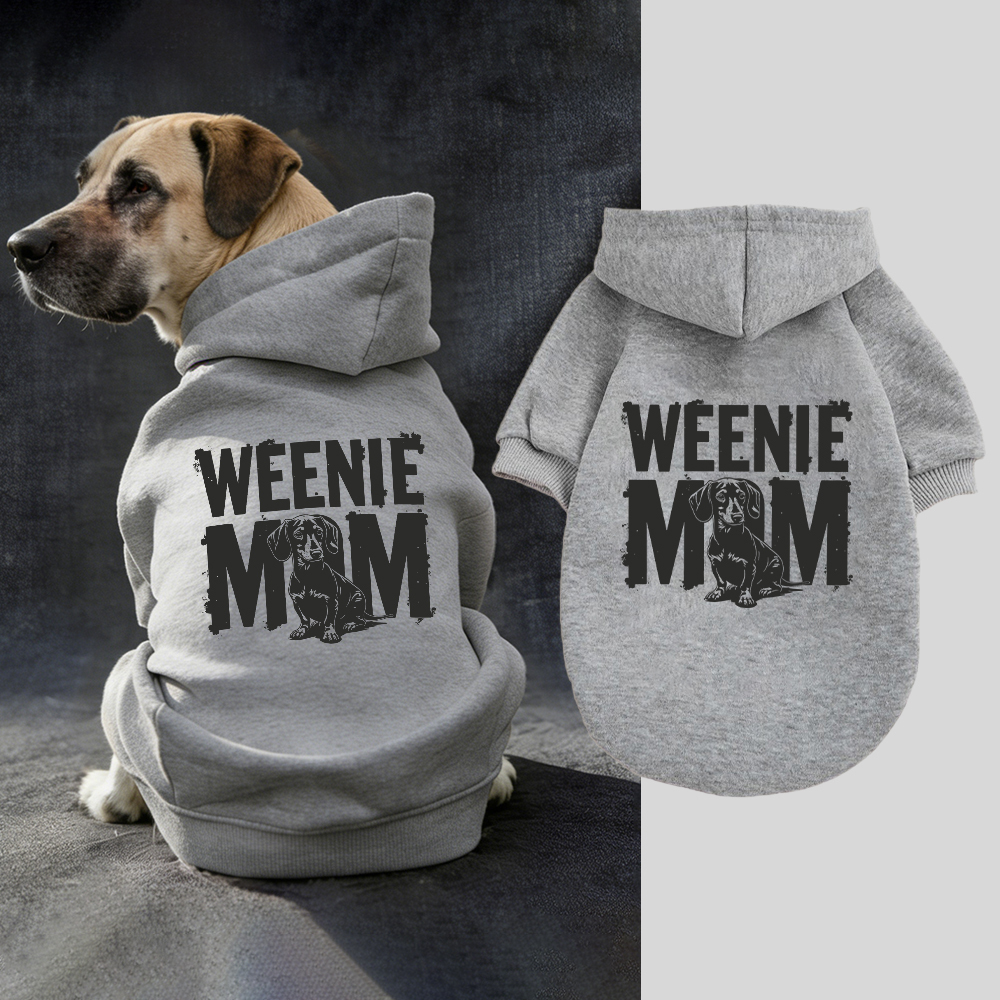 WEENIE MOM Puppy Hoodie | BKPet336
