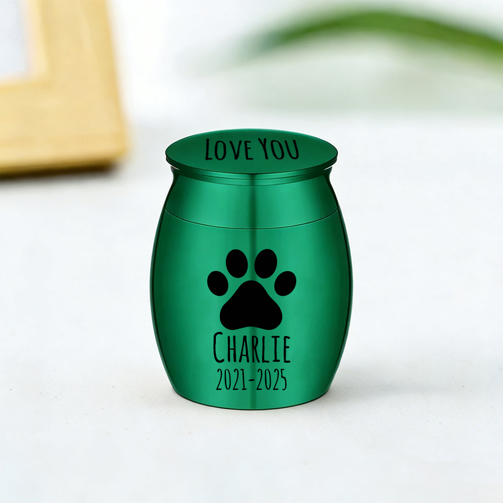 Personalized Pet Mini Memorial Urn | BKPet365