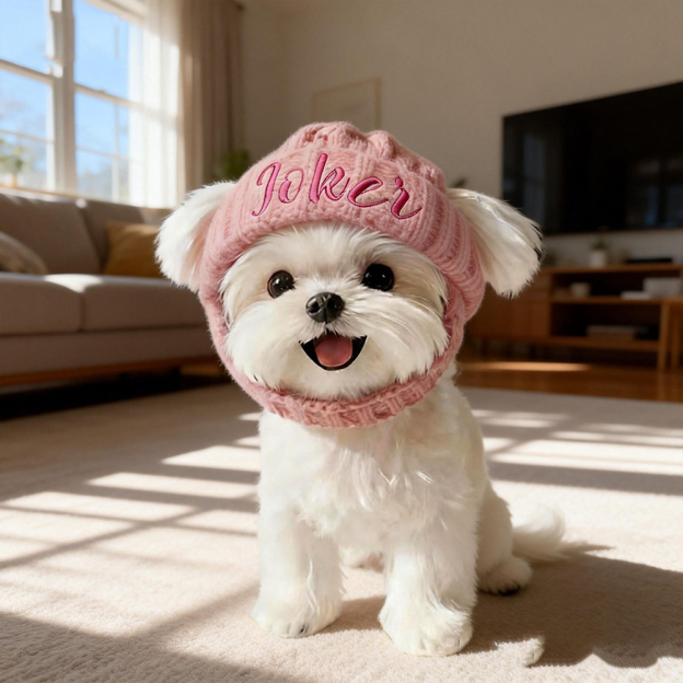 Personalized Embroidered Pet Knit Beanie | BKPet433