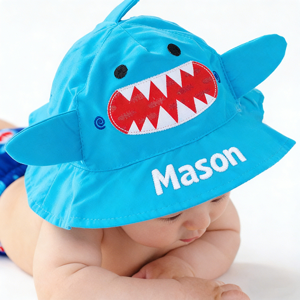 Personalized Embroidery Cute Design Beach Pool Sun Hat | MNSummer07