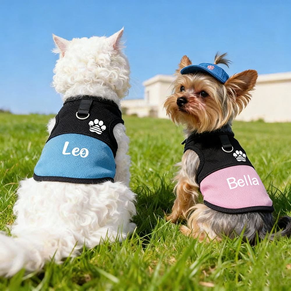 Personalized Pet Comfortable Breathable Mesh Vest | BKPet445