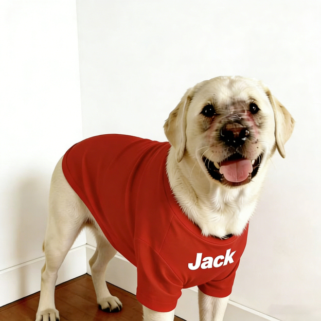 Personalized Chicken Nuggets Large Size Soft Pet Tee | BKPet447