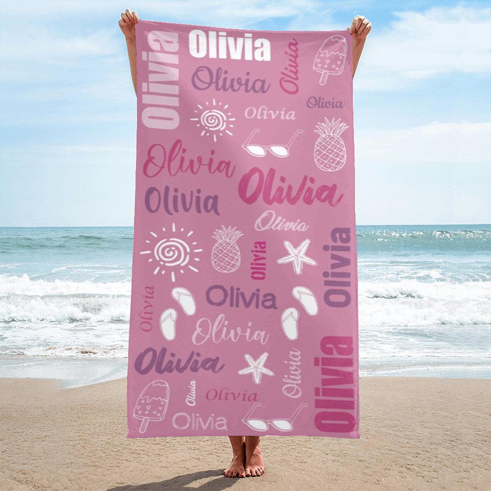 Personalized Lovely Kid Towel for Summer & Beach | MNSummer26