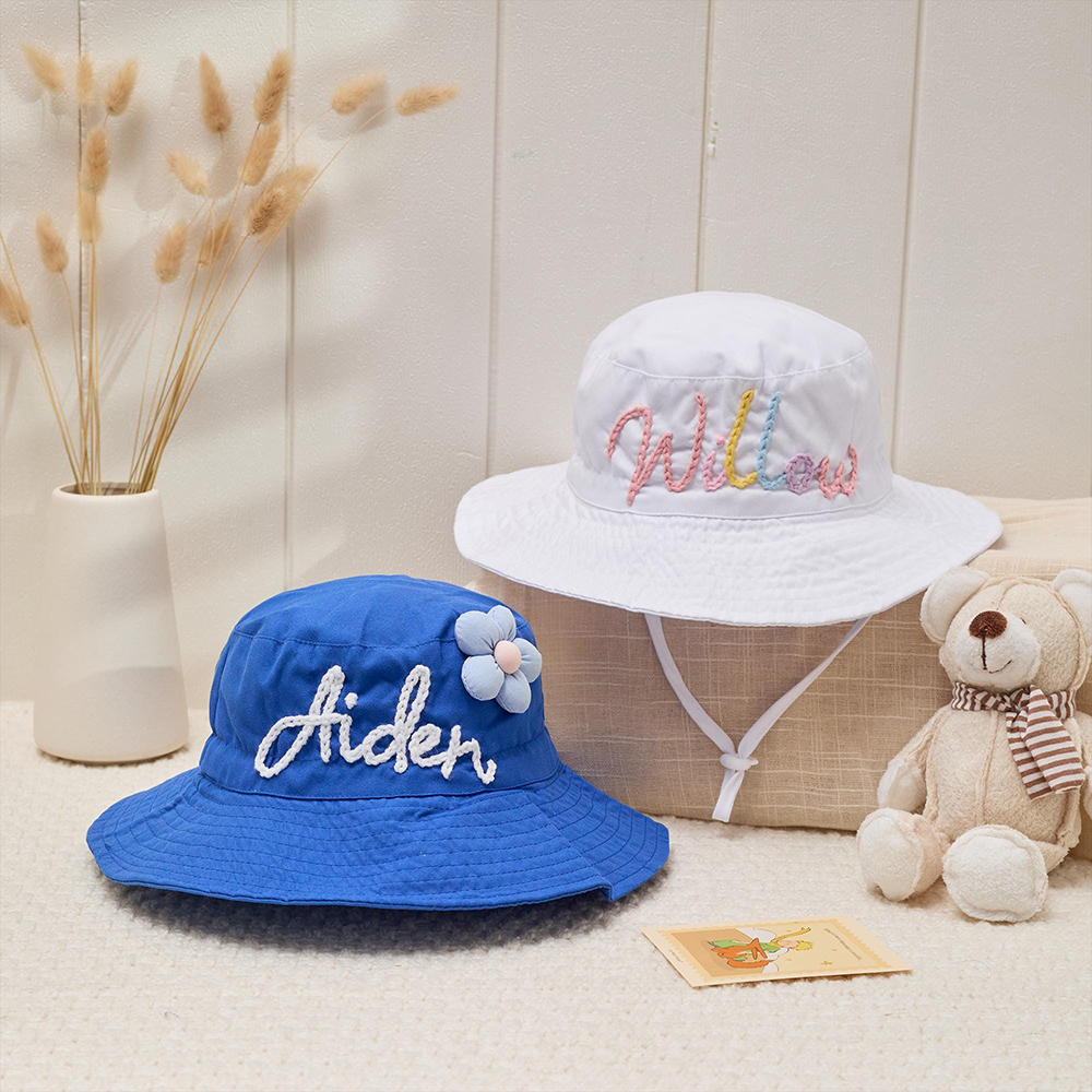 Personalized Kid Handmade Crocheted Fisherman's Hat | MNSummer17