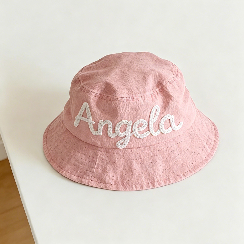 Personalized Embroidery Baby Bucket Hat With Name | MNSummer11