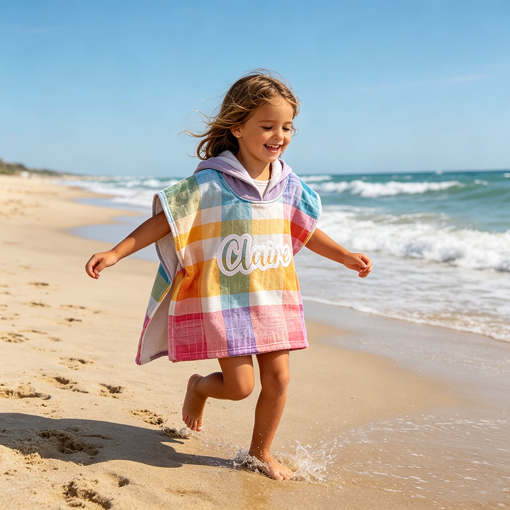 Personalized Hooded Beach Towel for Summer & Beach | MNSummer23