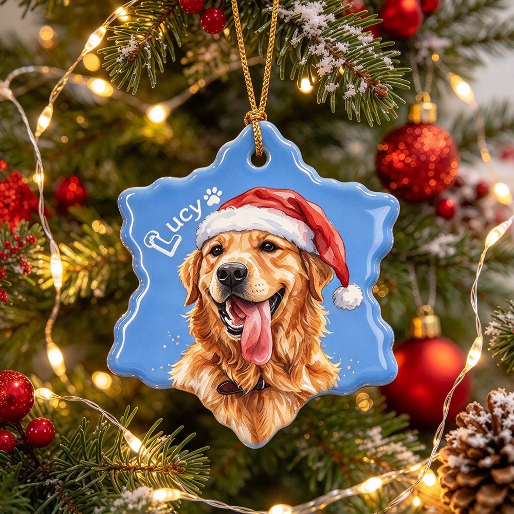 Personalized Pets Adorable Christmas Tree Ornament | MNGift46