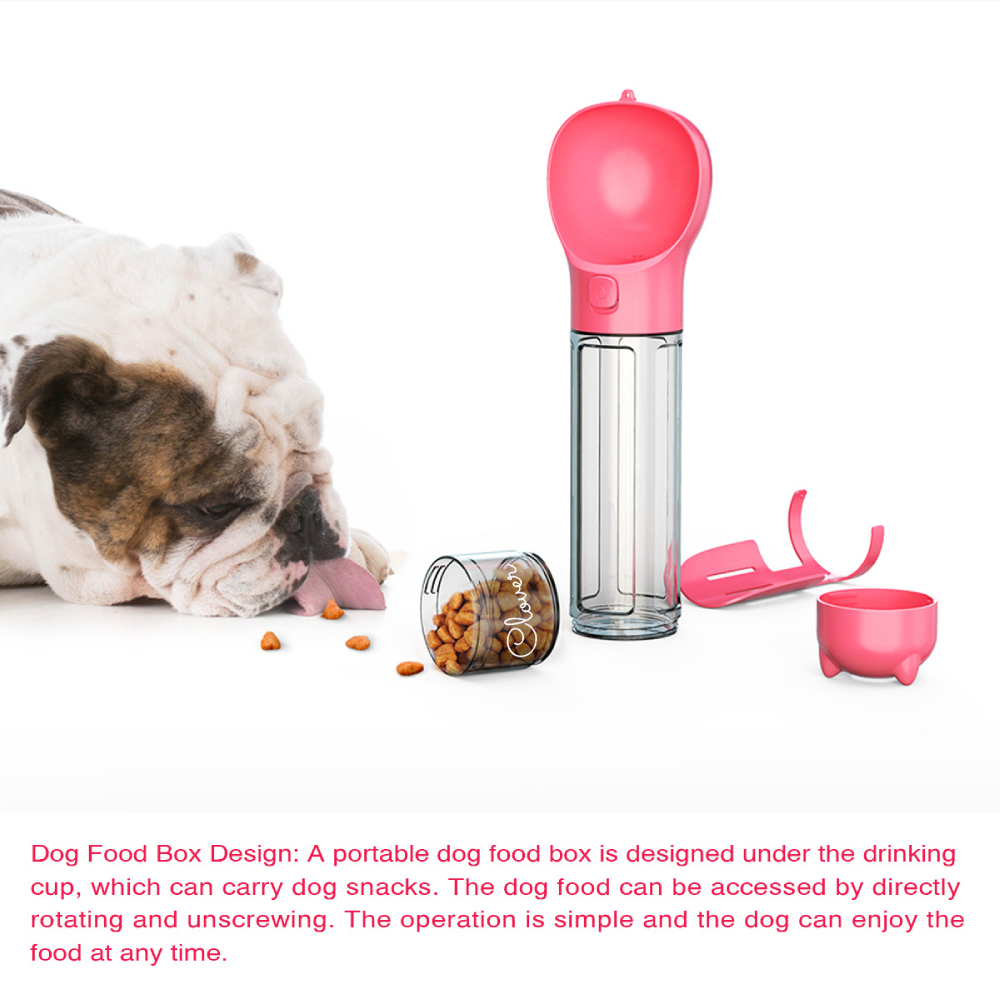 Personalized 4 in 1 Dog Water Bottle Container | MNAccs85