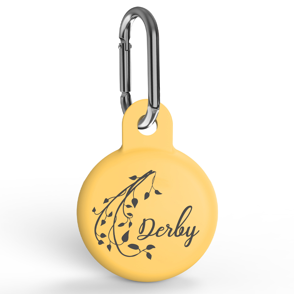 Personalized Pet AirTag Silicone Collar Holder | BKPet174