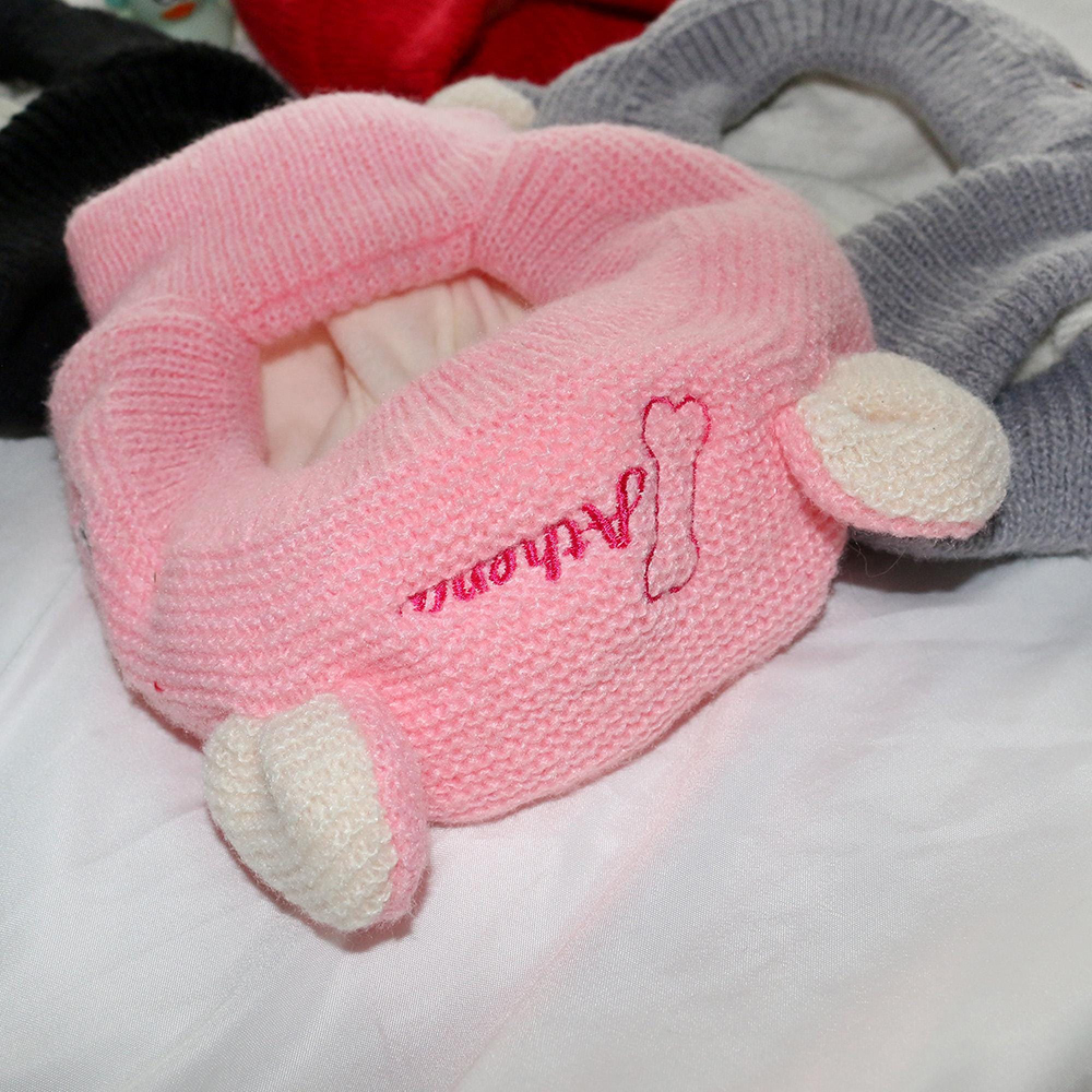 Personalized Embroidered Pet Winter Anti Noise Earmuffs Hat | BKPet206