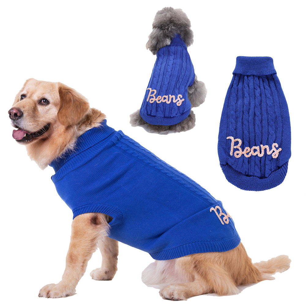 Personalized Hand Embroidery Pets Colourful Sweater | BKPet233