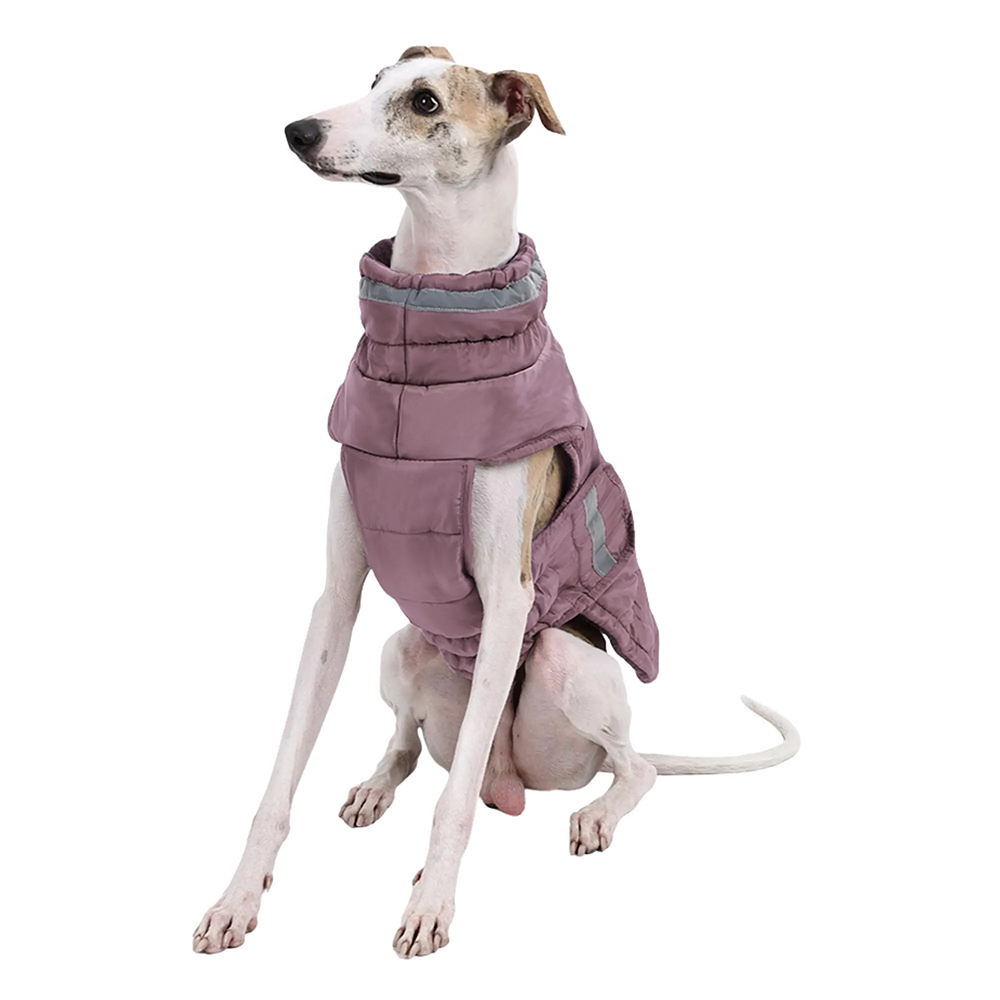 Personalized Pet Winter Warm Reflective Safety Puffer Vest | BKPet287