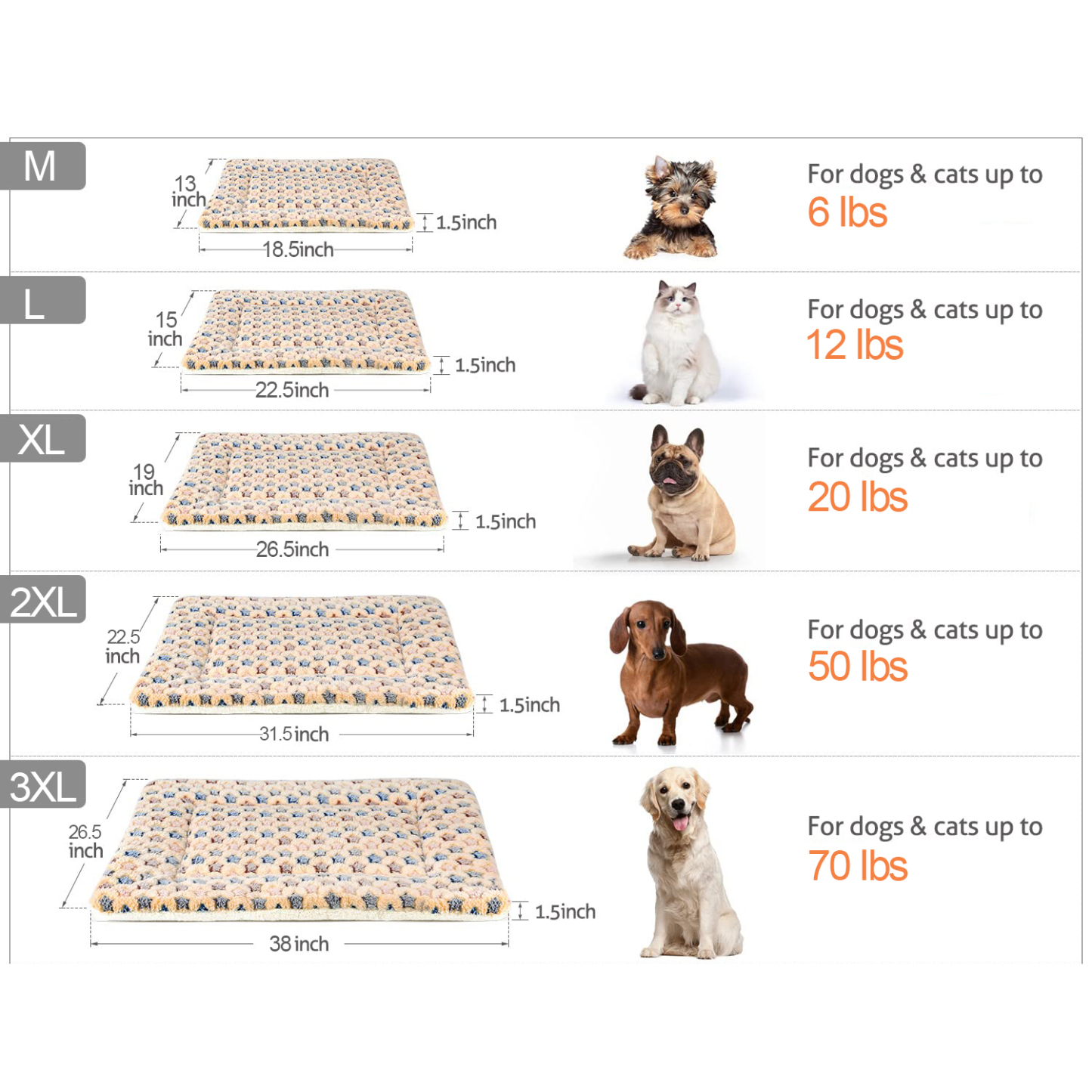 Personalized Lovely Pet Bed Mat for Comfort & Unique | BKPet29