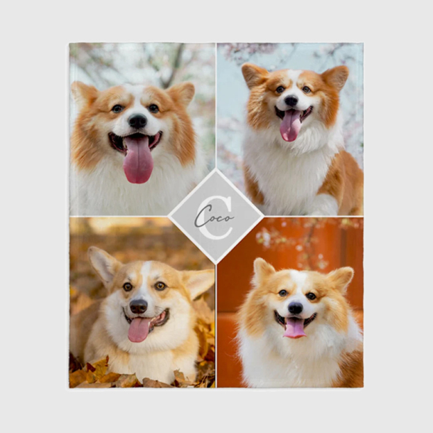 Personalized Memorial Photo Blanket for Comfort & Unique | BKphoto16