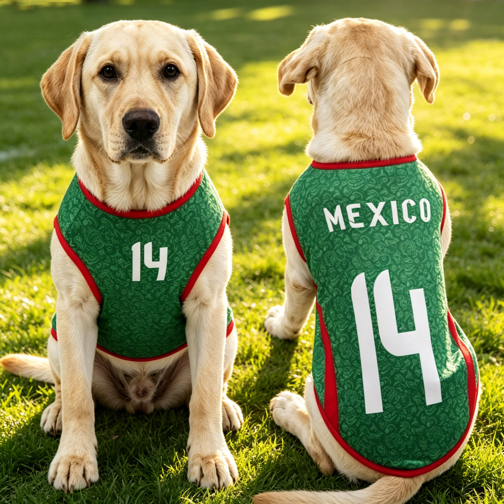 Personalized Dog & Cat Soccer Fan Sporty Vest | MNCloth217