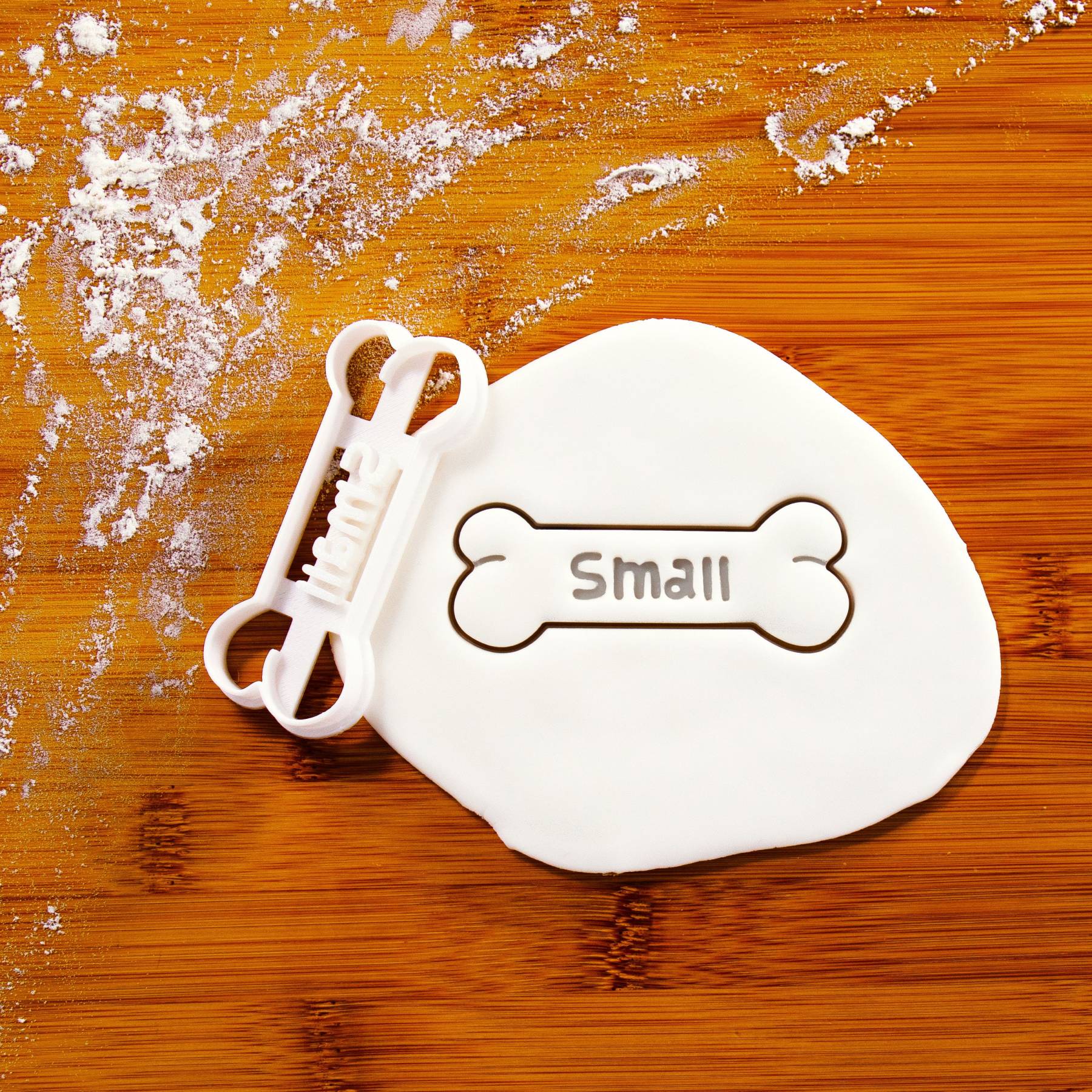 Personalized 3D Printed Dog Bone Cookie Cutter | BKPet343