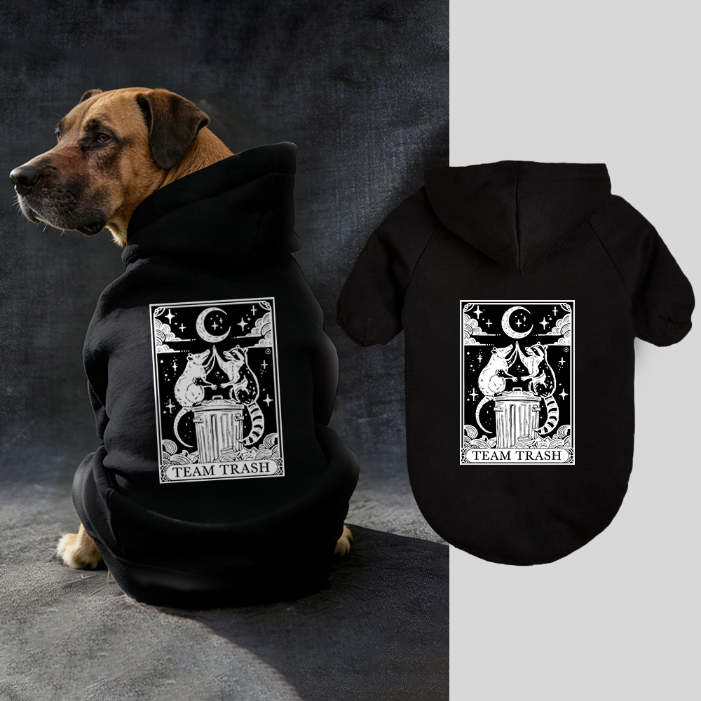 TEAM TRASH Puppy Hoodie | BKPet322