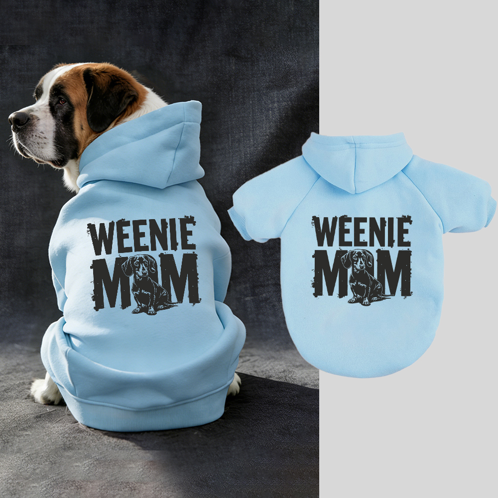 WEENIE MOM Puppy Hoodie | BKPet336