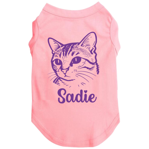 Personalized Adorable Pet Portrait Line-Art Shirt | BKPet440