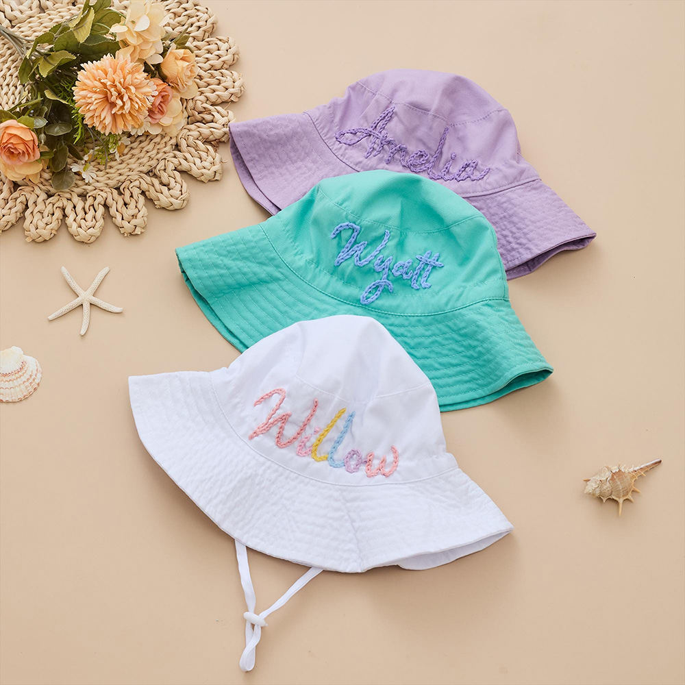 Personalized Kid Handmade Crocheted Fisherman's Hat | MNSummer17