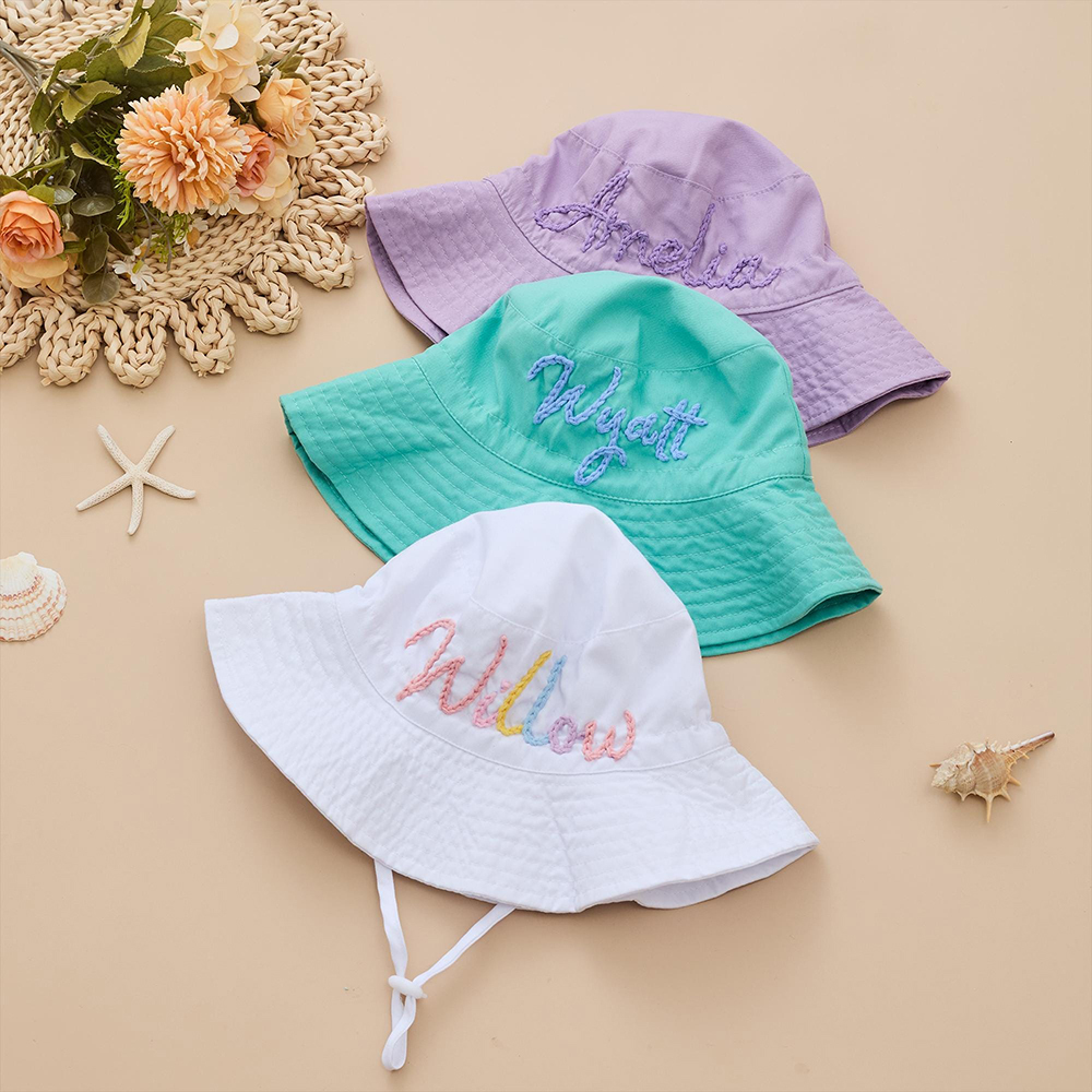 Personalized Kid Handmade Crocheted Fisherman's Hat | MNSummer17