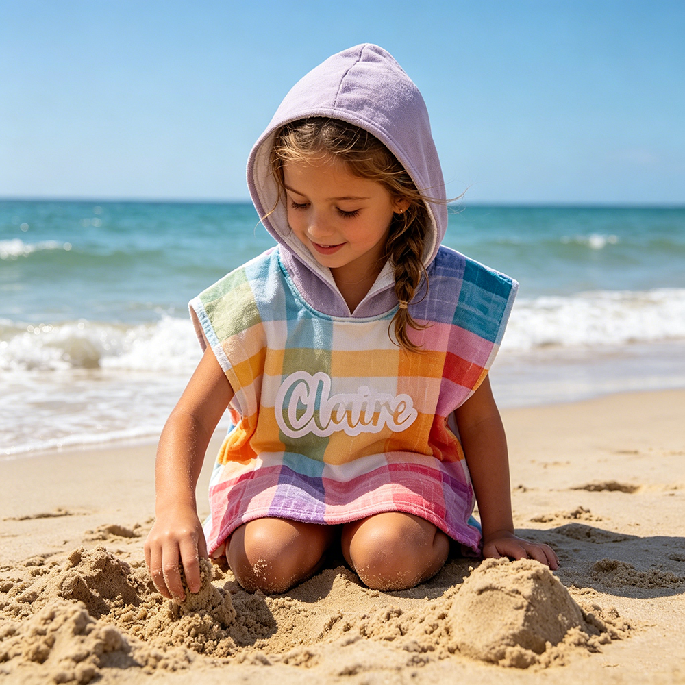 Personalized Hooded Beach Towel for Summer & Beach | MNSummer23
