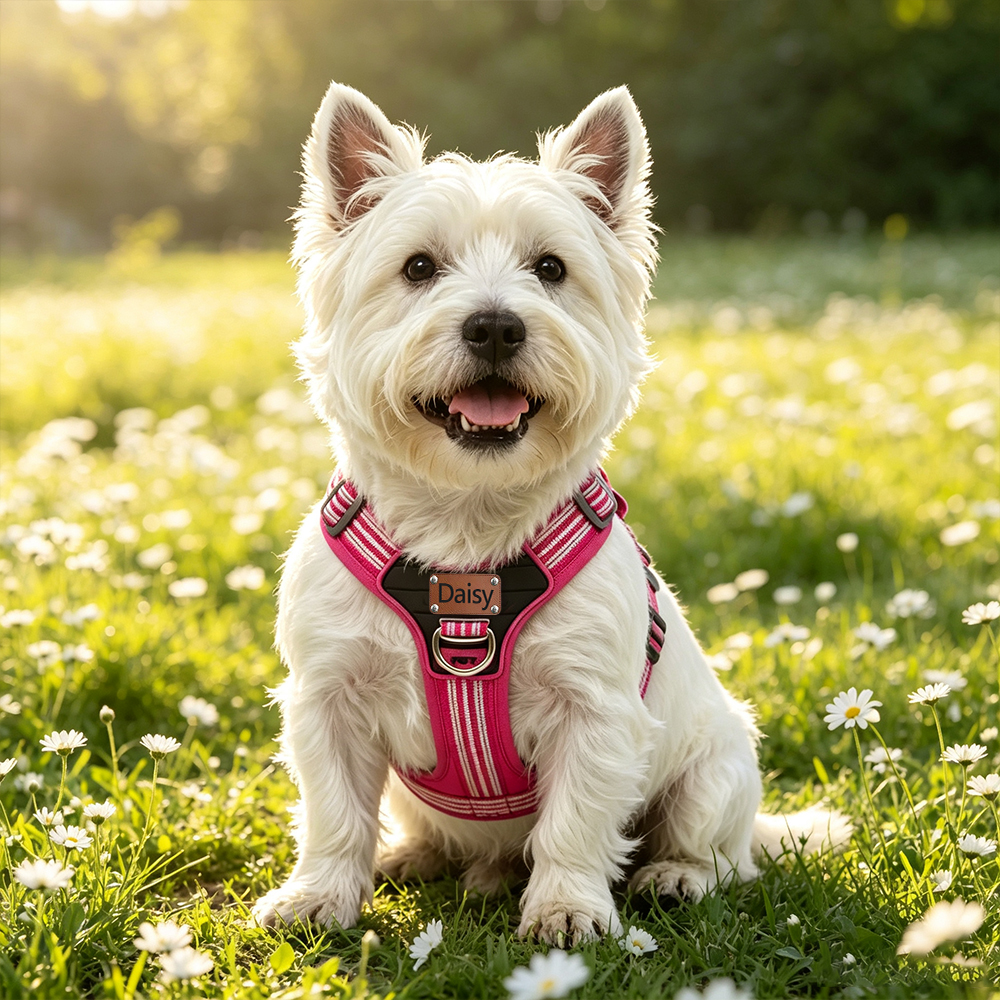 Personalized Explosion-Proof Reflective Dog Harness | BKPet596