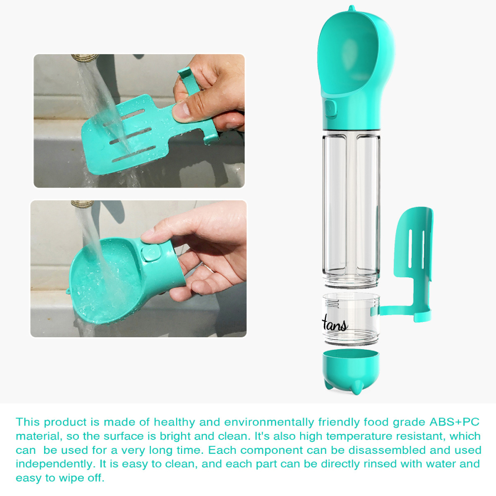 Personalized 4 in 1 Dog Water Bottle Container | MNAccs85