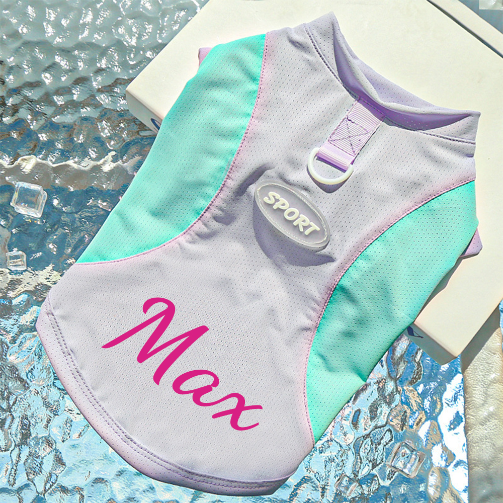 Personalized Pet Summer Quick-Drying Cooling Vest | BKPet155