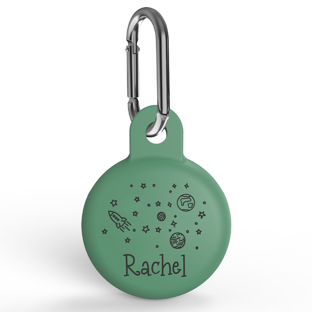 Personalized Pet AirTag Silicone Collar Holder | BKPet174