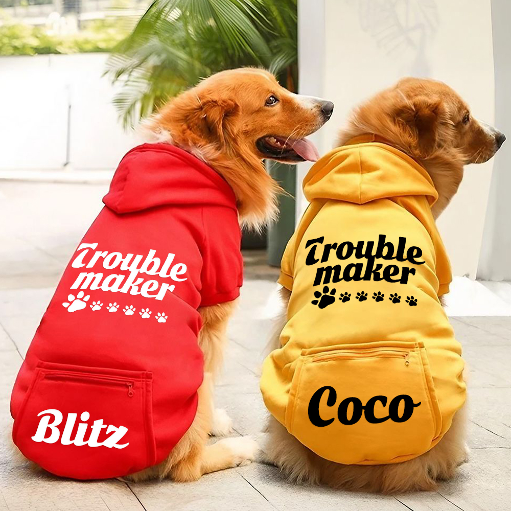 Personalized Warm Puppy Hoodie for Comfort & Unique | BKPet257
