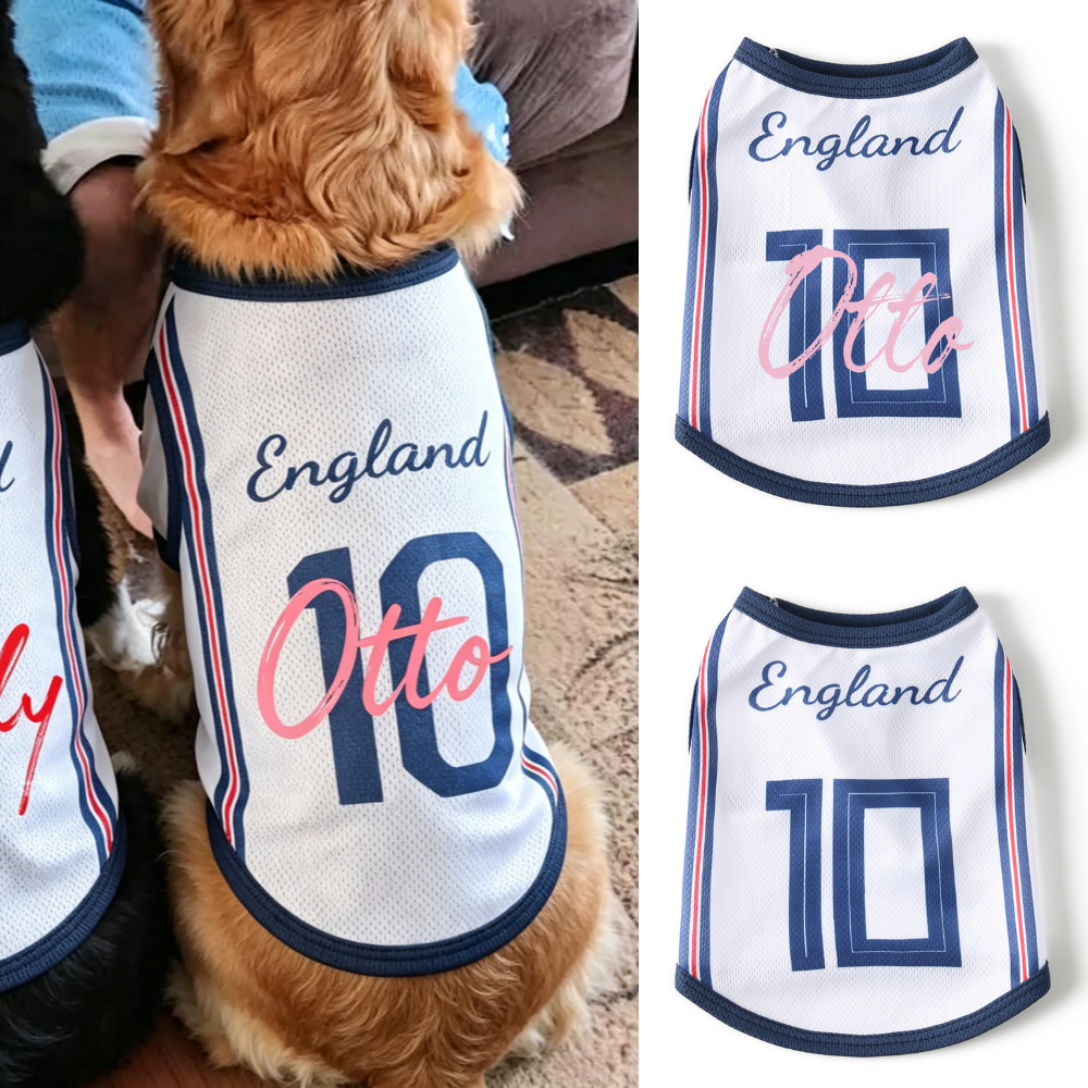 Personalized Dog & Cat Soccer Fan Sporty Vest | MNCloth216