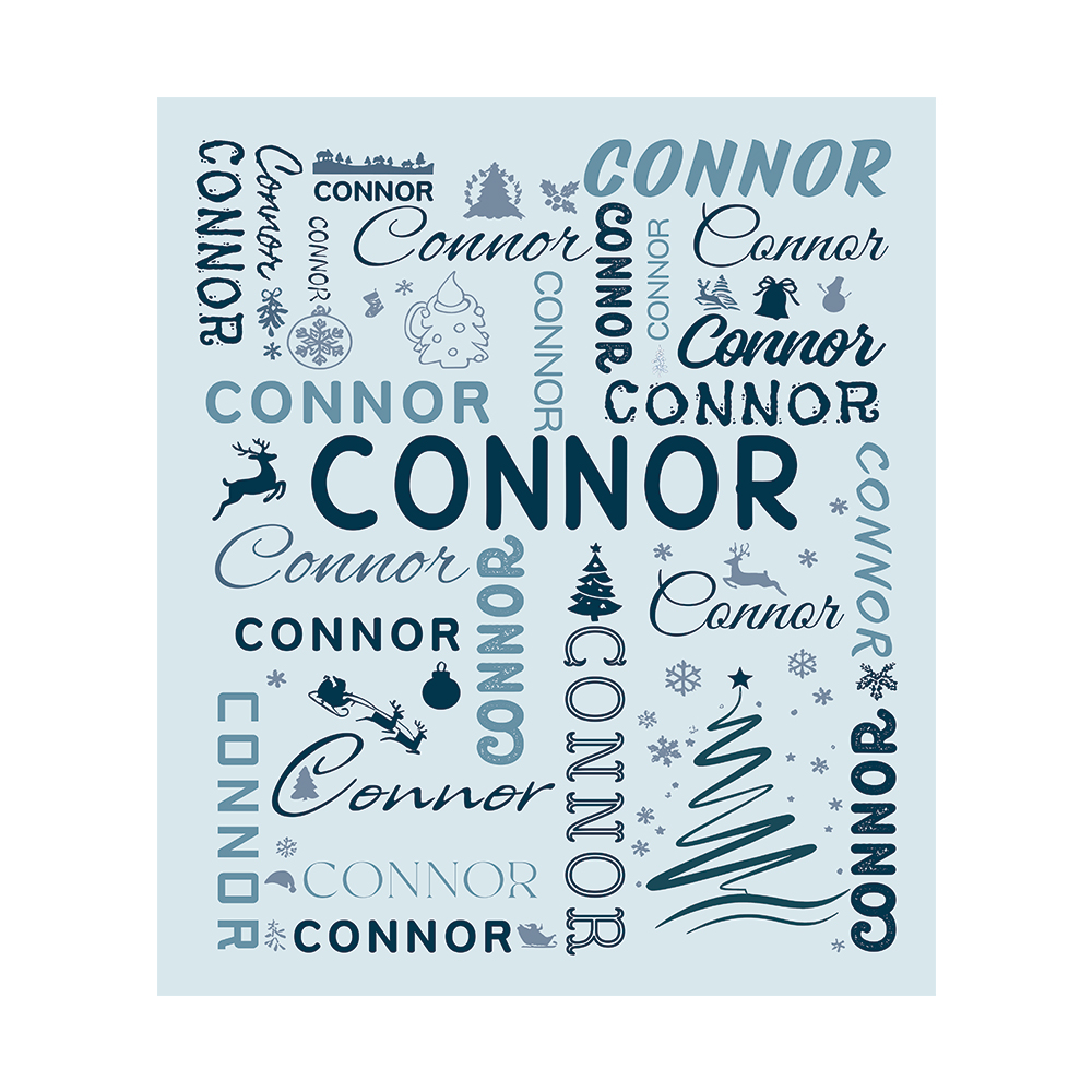 Personalized Christmas Blanket for Comfort & Unique | MNHome107