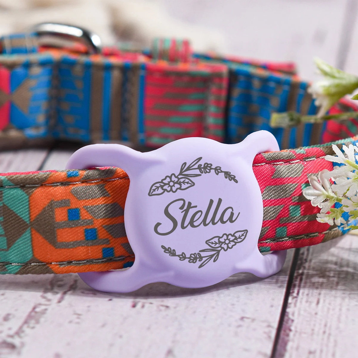 Personalized Pet AirTag Collar Holder | BKPet47