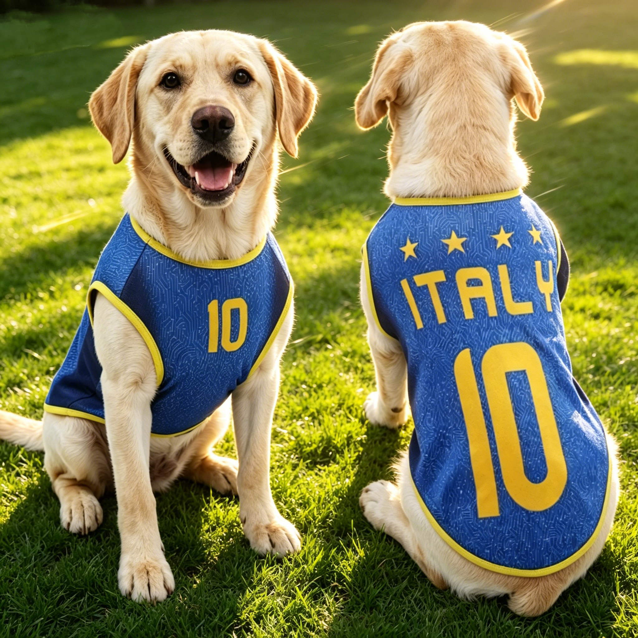 Personalized Dog & Cat Soccer Fan Sporty Vest | MNCloth217