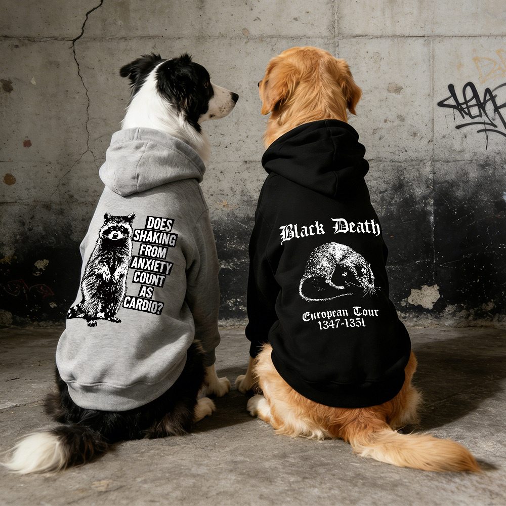 BLACK DEATH CUROPEN TOUR Puppy Hoodie | BKPet316