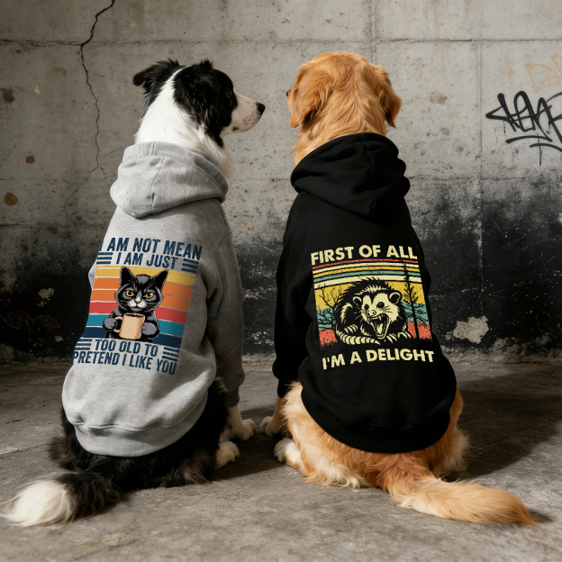 I AM NOT MEAN Puppy Hoodie | BKPet329