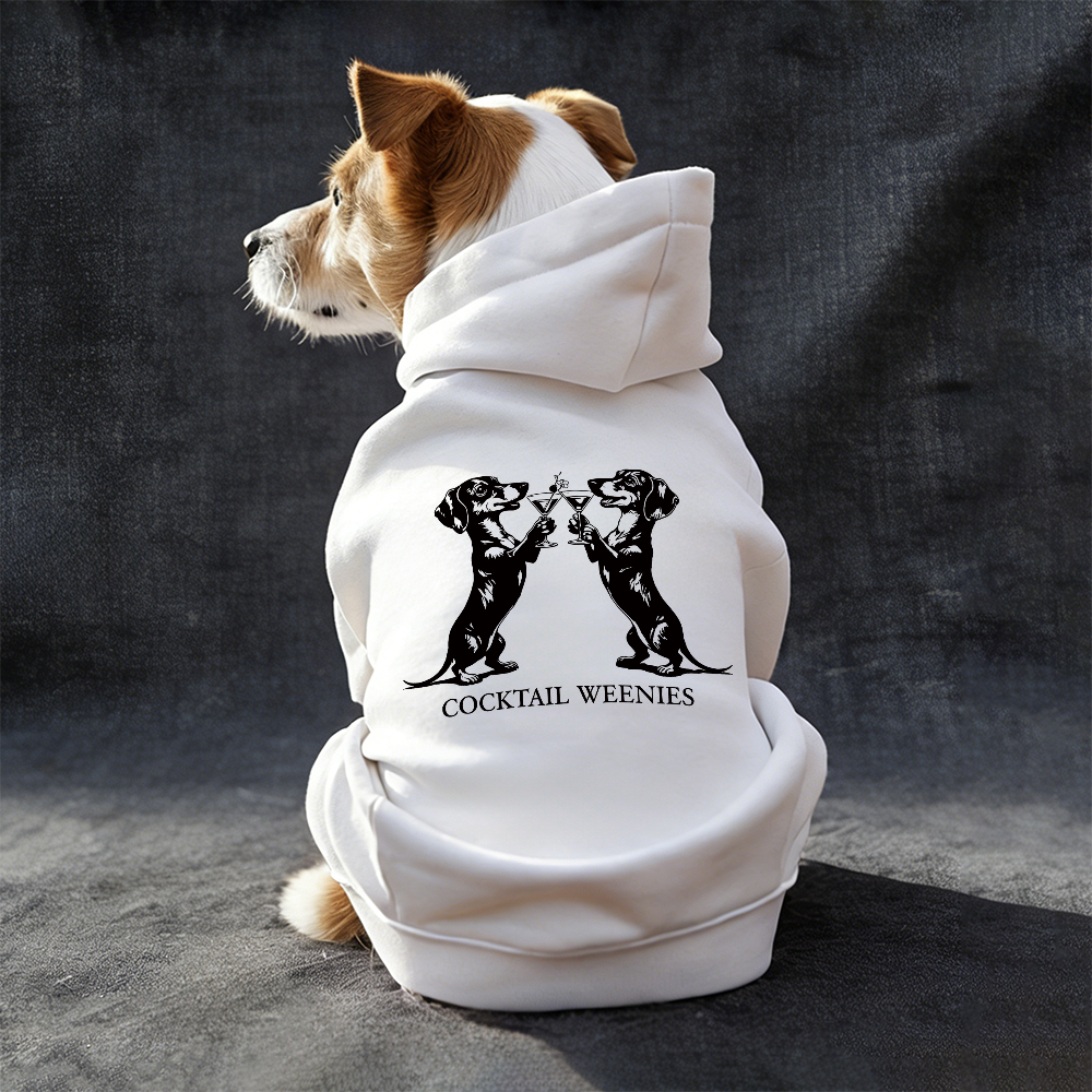 COCKTAIL WEENIES Puppy Hoodie | BKPet337