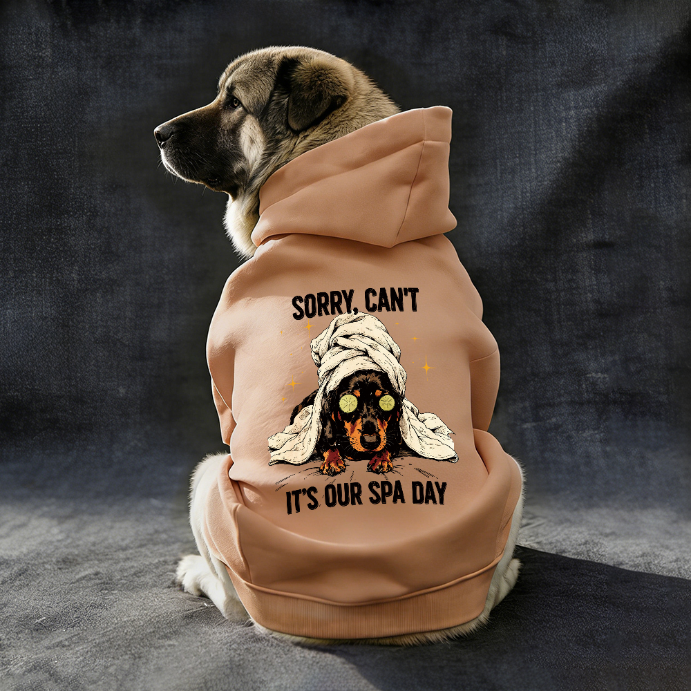IT'S OUR SPA DAY Puppy Hoodie | BKPet339