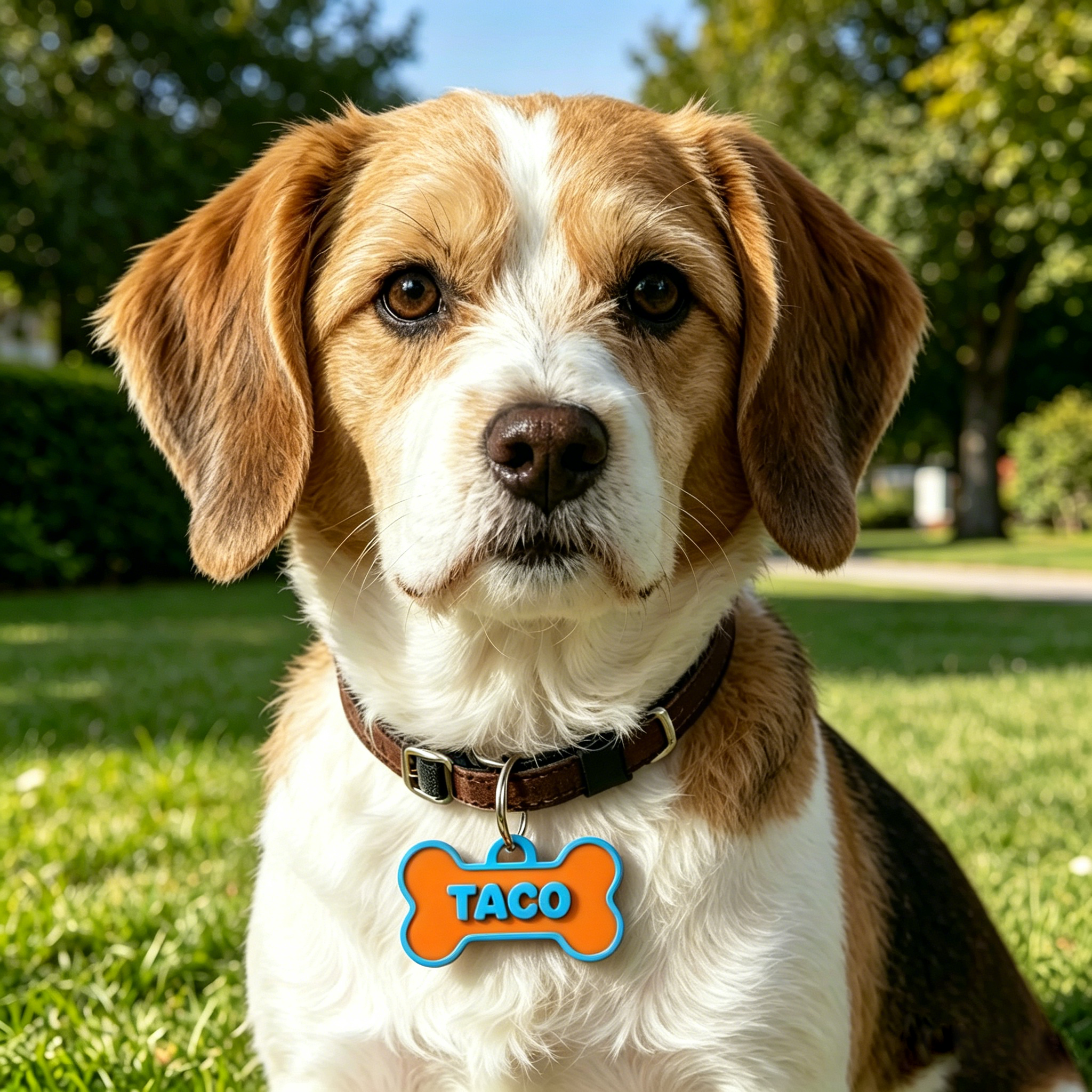 Personalized 3D Printed Bone-Shaped Dog ID Tag | MNAccs54