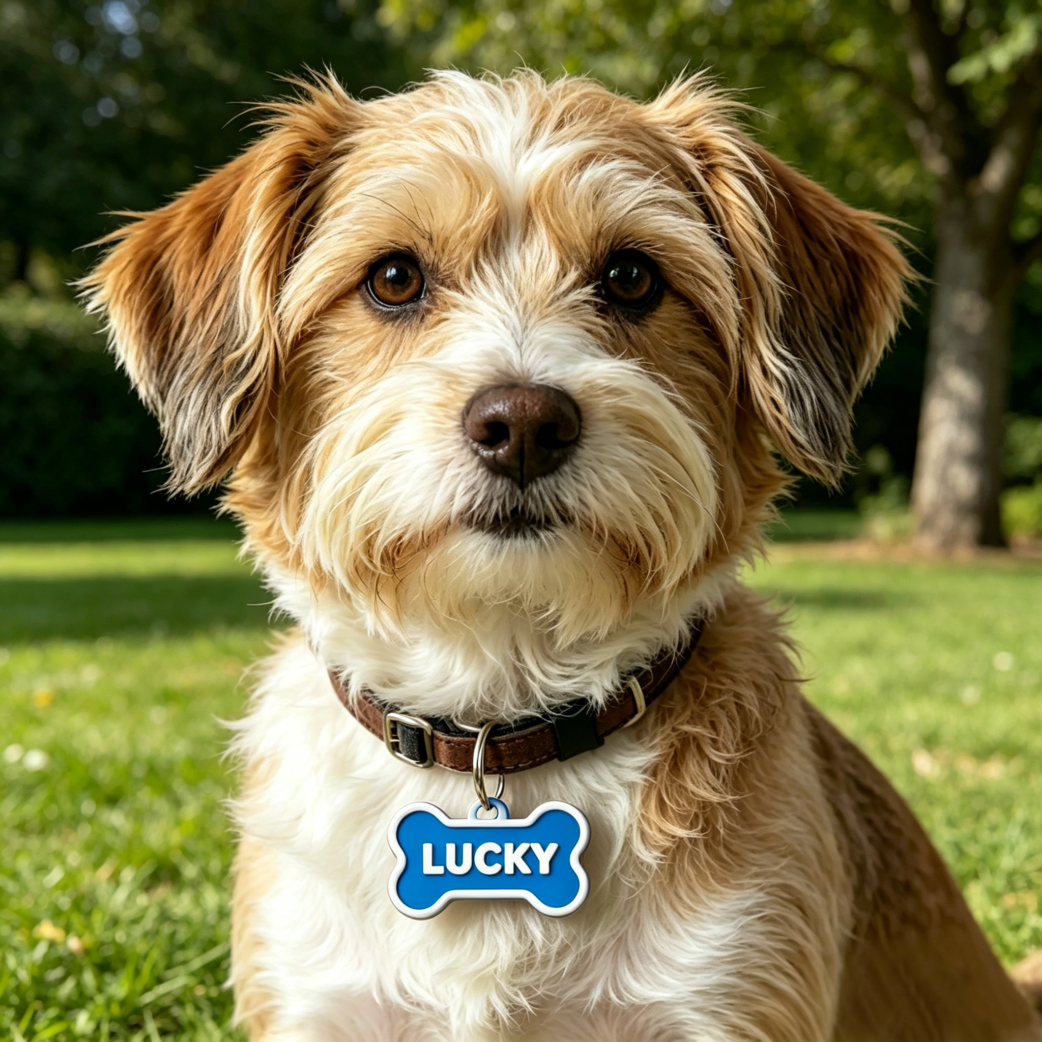 Personalized 3D Printed Bone-Shaped Dog ID Tag | MNAccs54
