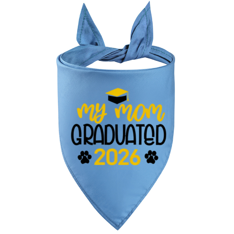Personalized Embroidered Graduation My Mom/Dad Graduated Dog Bandana | MNAccs83