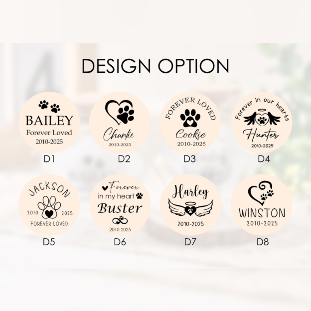 Personalized Pet Hair Memorial Keepsake Jar | BKPet305